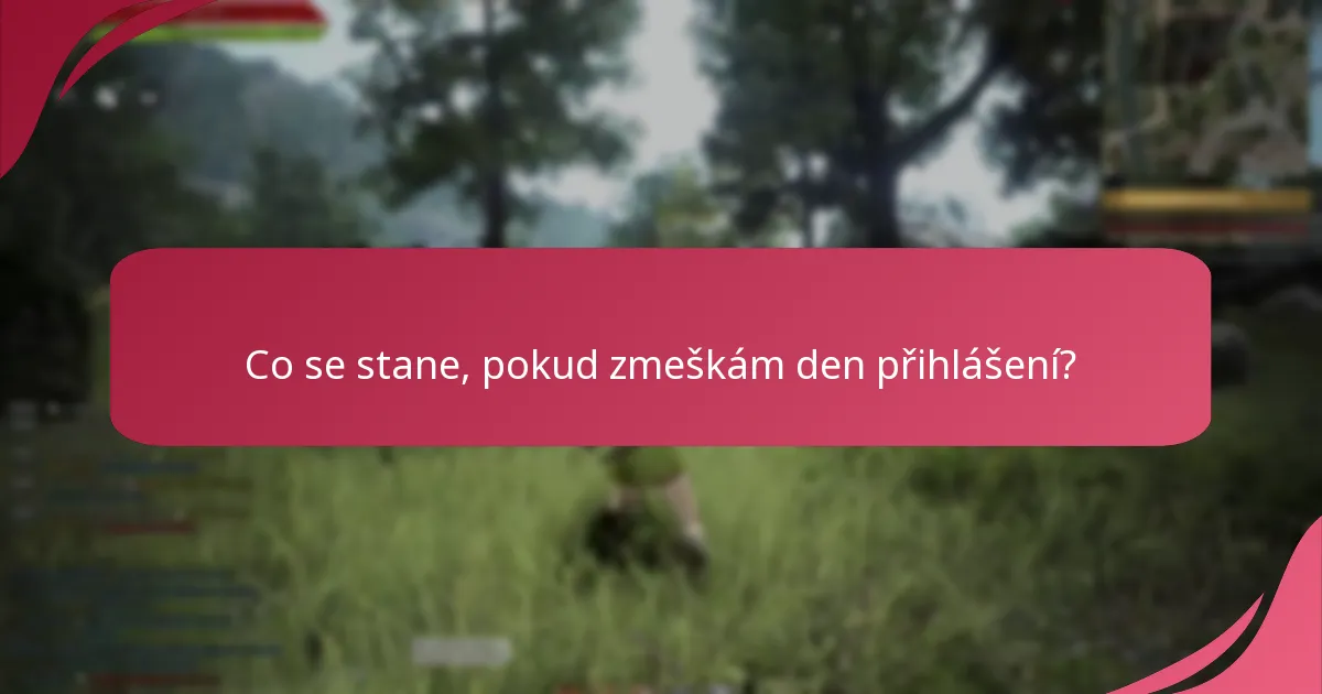 Jaké odměny jsou k dispozici prostřednictvím denního přihlášení?