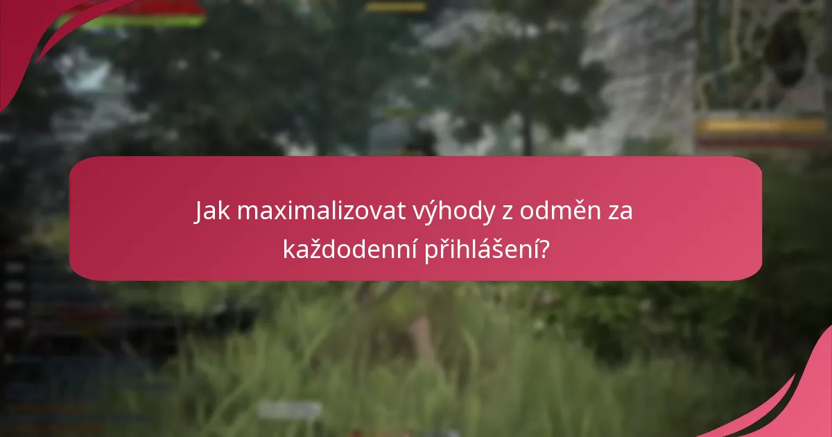 Jaké trendy se objevily v odměnách za každodenní přihlášení?