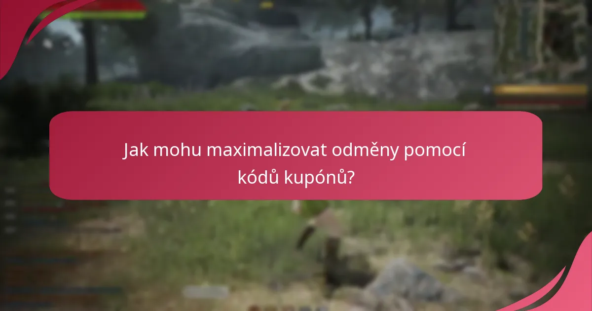 Jak mohu maximalizovat odměny pomocí kódů kupónů?