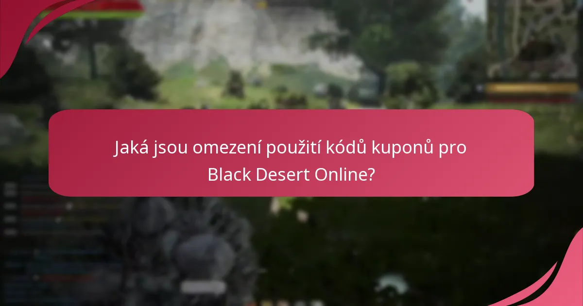 Jak uplatnit kódy kuponů pro Black Desert Online?